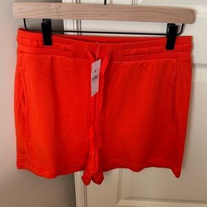 Lou & Grey Women's Bright Orange Drawstring Casual Shorts